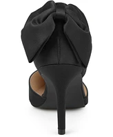 Journee Collection Women's Tanzi Bow Stilettos