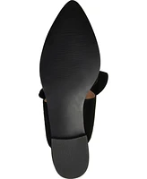 Journee Collection Women's Telulah Bow Slip On Flat Mules