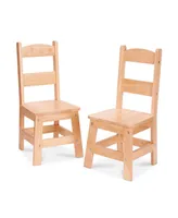Melissa and Doug Wooden Chair Pair