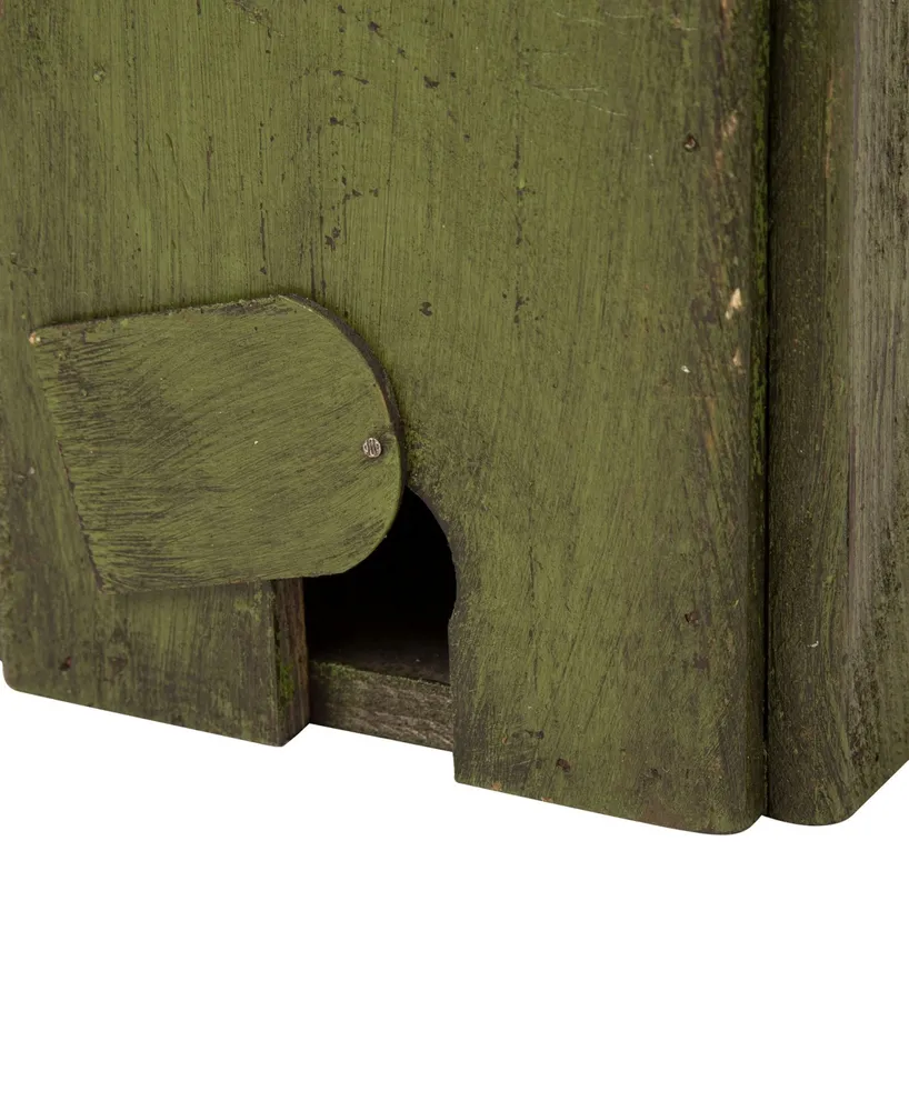 Glitzhome Distressed Wooden Birdhouse