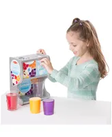 Melissa & Doug Wooden Thirst Quencher Drink Dispenser with Cups, Juice Inserts, Ice Cubes