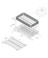 EveryRoom Elia Triple Twin Metal Bunk Bed