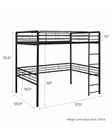 EveryRoom Bodhi Full Metal Loft Bed