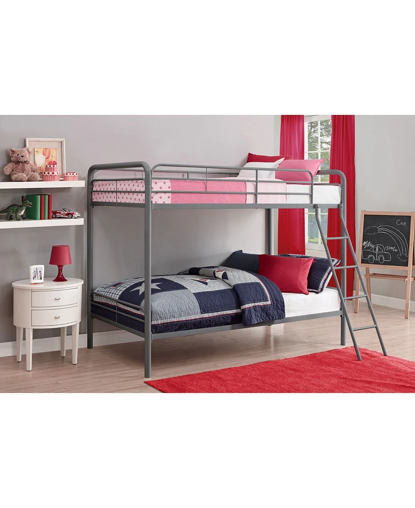 EveryRoom Eeva Twin over Metal Bunk Bed