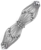 Sg Liquid Metal B Silver Mesh Bracelet 7", 7 1/2" or 8"