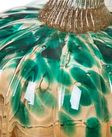 Glitzhome Small Glass Pumpkin