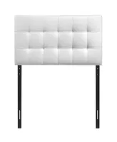 Lily Twin Upholstered Vinyl Headboard