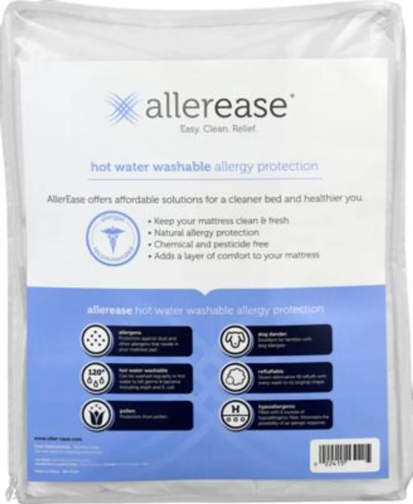 Allerease Hot Water Wash Deep Pocket Mattress Pads