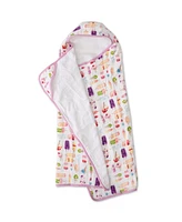 Little Unicorn Toddler Cotton Muslin Hooded Towel