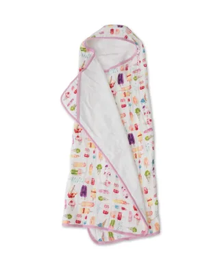 Little Unicorn Toddler Cotton Muslin Hooded Towel