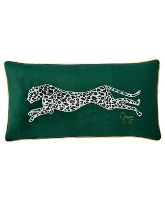 Juicy Couture Velvet Cheetah Decorative Pillow, 14" x 24