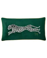 Juicy Couture Velvet Cheetah Decorative Pillow, 14" x 24