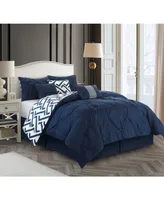 Closeout! Loren 7-Piece Queen Comforter Set