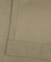 Half Price Drapes Nomad Tan Textured Faux Linen Room Darkening Curtain