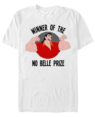 Disney Men's Beauty and The Beast No Belle Prize Short Sleeve T-Shirt