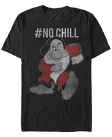 Disney Men's Snow White Grumpy No Chill Vintage Short Sleeve T-Shirt