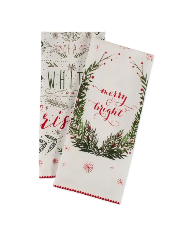 North Pole Trading Co. Holiday Colors 4-pc. Kitchen Towel