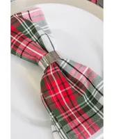 Design Imports Christmas Plaid Napkin, Set of 6