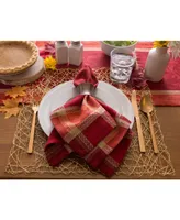 Design Imports Harvest Wheat Jacquard Table Runner