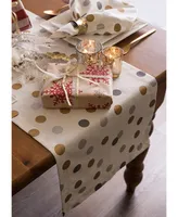 Design Imports Metallic Confetti Table Runner