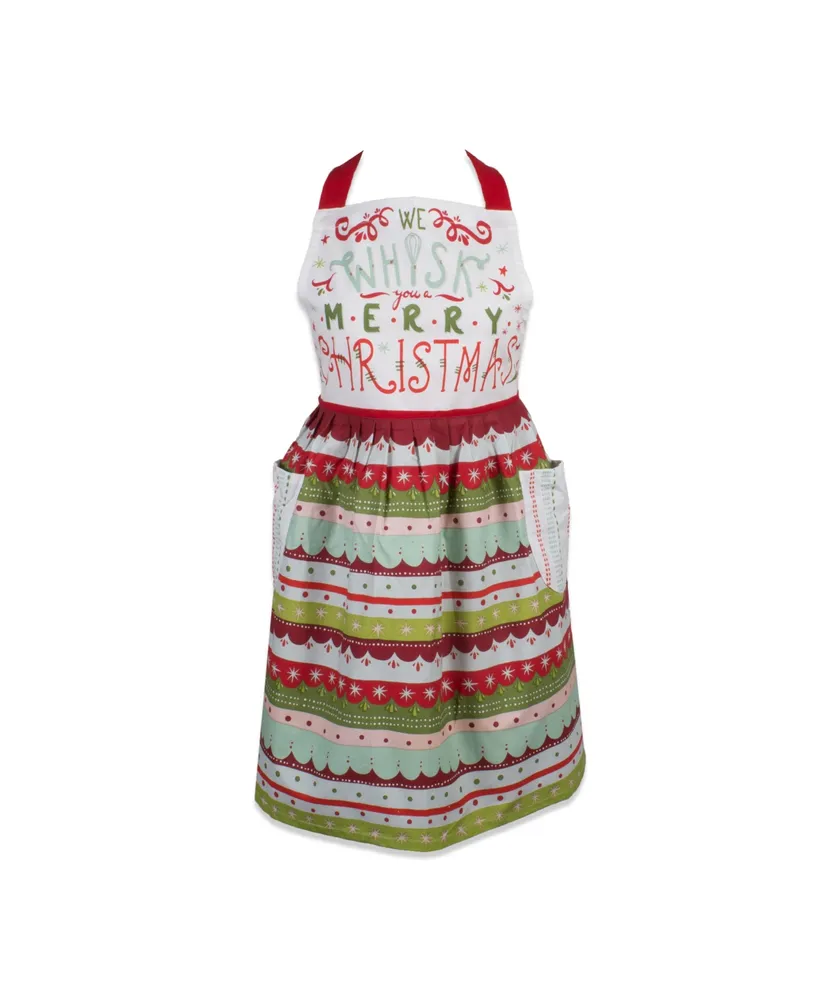 Design Imports Whisk Merry X-mas Skirt Apron