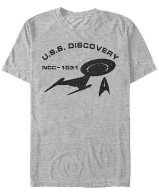 Star Trek Men's Discovery Logo U.s.s. Short Sleeve T-Shirt