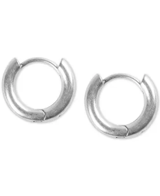 Lucky Brand Extra Small Silver-Tone Mini Hoop Earrings 2/5"