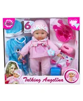 Lissi Dolls 11" Talking Baby Set