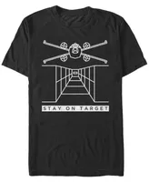 Star Wars Men's Classic Stay On Target Short Sleeve T-Shirt