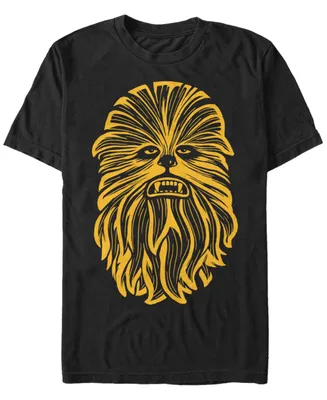 Star Wars Men's Classic Chewbacca Face Short Sleeve T-Shirt