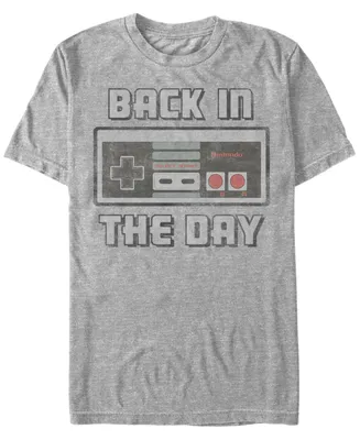 Nintendo Men's Nes Controller Back in The Day Short Sleeve T-Shirt