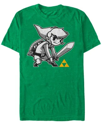 Nintendo Men's Legend of Zelda Link Sword Pose Short Sleeve T-Shirt