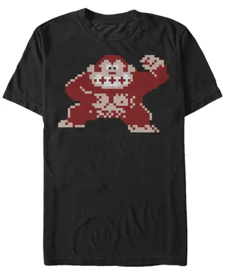 Nintendo Men's Donkey Kong Classic Pixelated Kong Short Sleeve T-Shirt