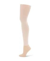 Capezio Girls Footless Tight w Self Knit Waist Band