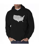 La Pop Art Men's Word Hooded Sweatshirt - The Star Spangled Banner