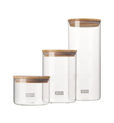 Trinity Glass Canister Set