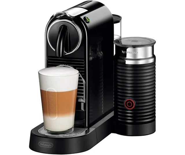 Nespresso Vertuo Plus Deluxe Coffee and Espresso Machine by De'Longhi,  Titan with Aeroccino Milk Frother - Macy's