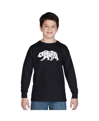 Big Boy's Word Art Long Sleeve T-shirt