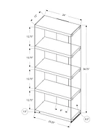 Monarch Specialties 60" H Bookcase