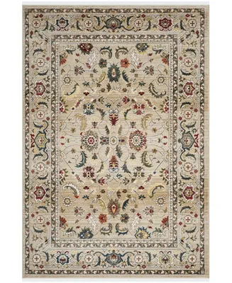 Lauren Ralph Lauren Tristan LRL1299E Beige and Multi 5'1" X 7'6" Area Rug