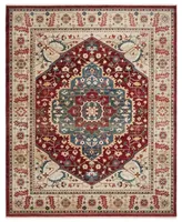 Lauren Ralph Lauren Chloe LRL1221B Beige and Red 8' X 10' Area Rug