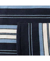 Lauren Ralph Lauren Leopold Stripe LRL2462A Navy 9' X 12' Outdoor Area Rug