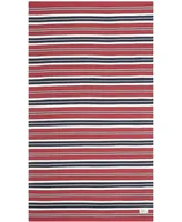 Lauren Ralph Lauren Leopold Stripe LRL2462E Red 8' X 10' Outdoor Area Rug