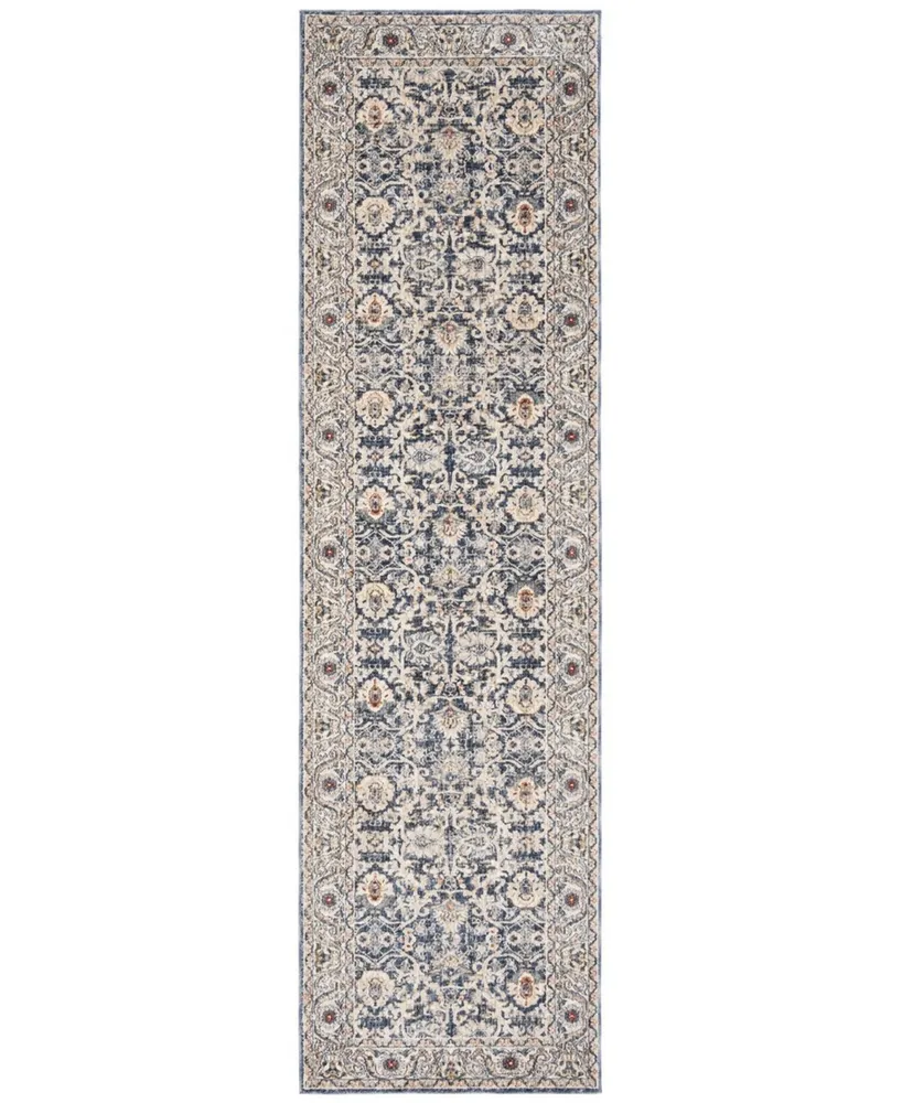 Lauren Ralph Lauren Warwick LRL1310A Navy 2'2" X 8' Runner Area Rug