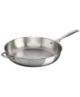 Le Creuset Stainless Steel 12.5" Deep Fry Pan with Helper Handle