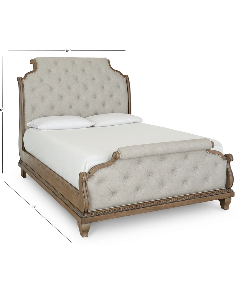 Closeout! Trisha Yearwood Jasper County Upholstered King Bed