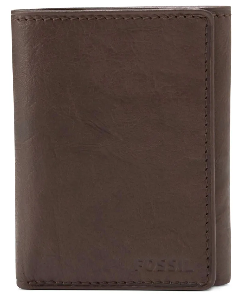 Men's Fossil Ingram Extra Capacity Trifold Leather Wallet