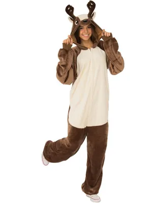 BuySeasons Reindeer Comfy Wear Adult Costume