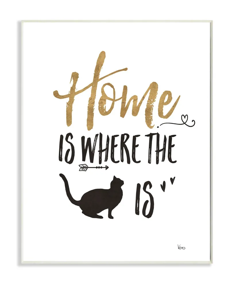 Stupell Industries Cat Lover Typography Wall Plaque Art, 10" x 15"