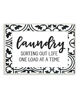 Stupell Industries Laundry Sorting Out Life Laundry Wall Plaque Art, 12.5" x 18.5"